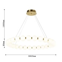  - Подвесная люстра Favourite Gubbare 4014-8P