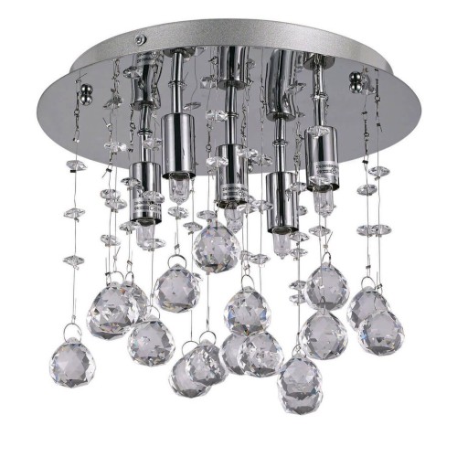 Потолочный светильник Ideal Lux Moonlight PL5 Cromo 094649 