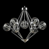  - Подвесная люстра Crystal Lux Fabricio Fabricio SP7 Chrome/Transparente