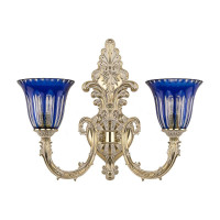  - Бра Bohemia Ivele 7109B15/2/210 GW P2 U Clear-Blue/H-1h