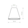 Абажур Nowodvorski Cameleon Cone S 8501 - Абажур Nowodvorski Cameleon Cone S 8501