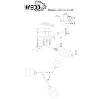 - Потолочная люстра Wedo Light Stilyano 66672.01.13.03