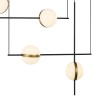 Потолочный светильник MD2062-4B black/brass - Потолочный светильник MD2062-4B black/brass