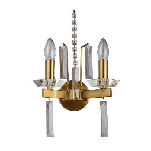 Бра Crystal Lux Marron AP2 Brass 