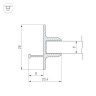 Профиль TOP-GLASS8-2D-2000 (Arlight, Алюминий) - Профиль TOP-GLASS8-2D-2000 (Arlight, Алюминий)