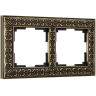 Рамка Werkel Antik на 2 поста бронза WL07-Frame-02 4690389054365 - Рамка Werkel Antik на 2 поста бронза WL07-Frame-02 4690389054365