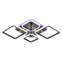  - Потолочная светодиодная люстра Profit Light 8075/2+2 PBK
