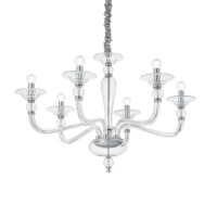  - Подвесная люстра Ideal Lux Danieli SP6 Trasparente 159959