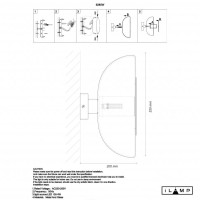  - Бра iLamp Stereo 9285W GL SM