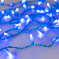  - Светодиодная гирлянда ARD-STRING-CLASSIC-10000-BLUE-100LED-MILK-STD Blue (230V, 7W) (Ardecoled, IP65)