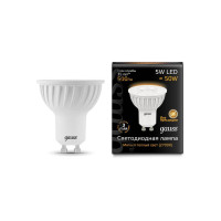  - Лампа светодиодная Gauss GU10 5W 2700K матовая 101506105