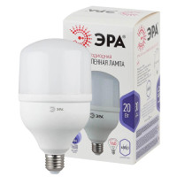  - Лампа светодиодная ЭРА E27 20W 6500K матовая LED POWER T80-20W-6500-E27 Б0027011