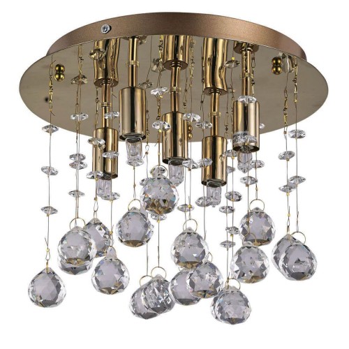 Потолочный светильник Ideal Lux Moonlight PL5 Oro 094663 