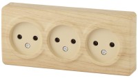  - Розетка ЭРА Эксперт 3х2P 16A 250V 11-2207-11 Б0020699