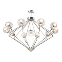  - Подвесная люстра Crystal Lux Fabricio SP11 Chrome/Transparente