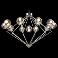  - Подвесная люстра Crystal Lux Fabricio SP11 Chrome/Transparente