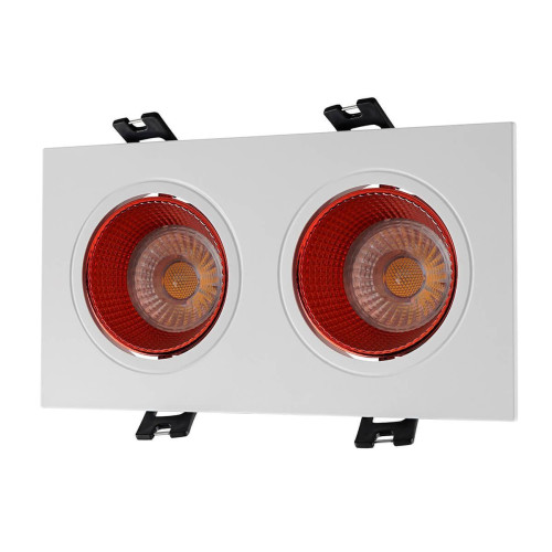 Встраиваемый светильник Denkirs DK3072-WH+RD 
