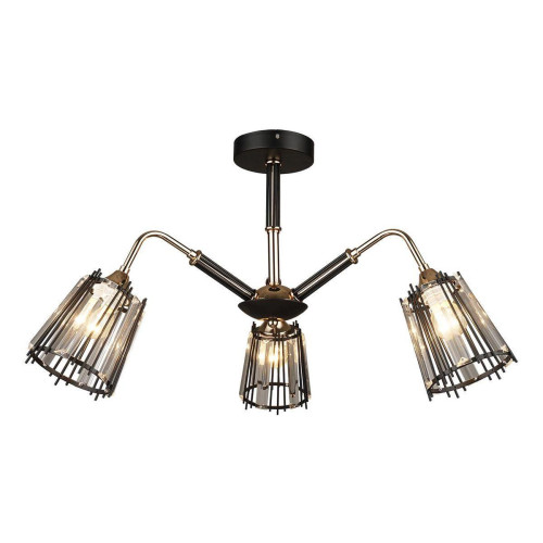 Потолочная люстра IMEX MD.4050-3-S BK+FGD 