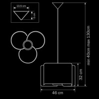  - Подвесная люстра Lightstar Simple Light 811 811130
