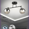 Потолочная люстра Seven Fires Prissi SF3317/2C-BK-CR - Потолочная люстра Seven Fires Prissi SF3317/2C-BK-CR