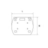 Заглушка Lightstar Barra 504167 - Заглушка Lightstar Barra 504167