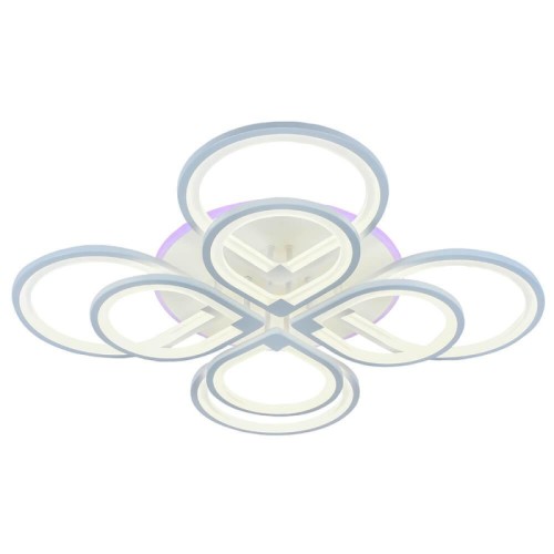 Потолочная светодиодная люстра Profit Light 8000/4+4 WHT 