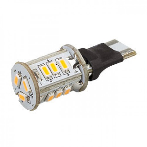 Автолампа ARL-T10-15S White (10-30V, 15 LED 3014) (ANR, Открытый) Автолампа "цилиндр" с цоколем T10. Цвет БЕЛЫЙ (ХОЛОДНЫЙ). Светодиоды 15шт SMD 3014 LED. Питание 10-30V DC. Мощность 0.8Вт, св.поток 82 лм. Диаметр 12мм, высота 39мм.