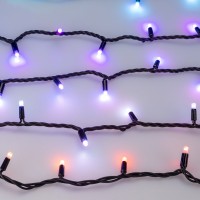  - Светодиодная гирлянда ARD-STRING-PRO-10000-BLACK-95LED-LIVE RGBW-DMX (24V, 10W) (Ardecoled, IP65)
