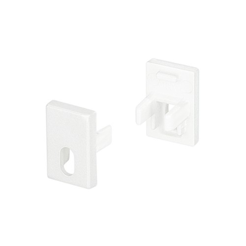 Заглушка SL-MINI-8-H12 WHITE с отверстием (Arlight, Пластик) Пара заглушек белого цвета с отверстием для профиля SL-MINI-8-H12. В комплекте 2 заглушки. Цена за комплект.
