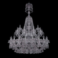  - Подвесная люстра Bohemia Ivele 1409/20+10+5/400/XL-152/2d Ni