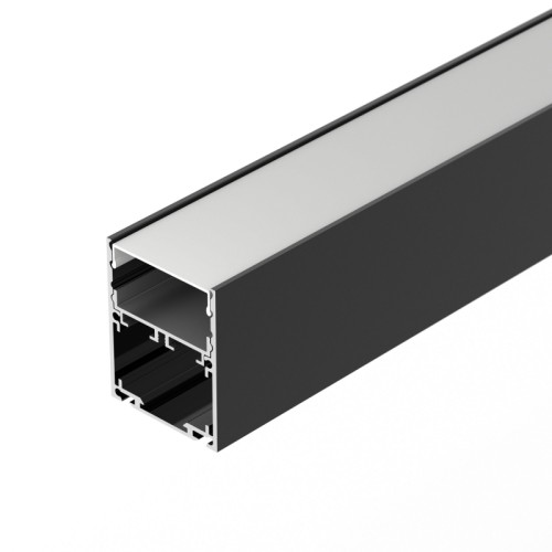 Профиль SL-LINE-4050-3L-2000 ANOD BLACK (Arlight, Алюминий) 