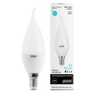  - Лампа светодиодная Gauss E14 6W 4100K матовая 34126