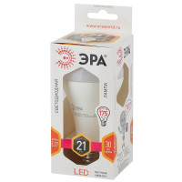  - Лампа светодиодная ЭРА E27 21W 2700K матовая LED A65-21W-827-E27 Б0035331