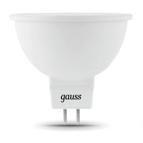 Лампа светодиодная Gauss GU5.3 7W 6500K матовая 101505307 