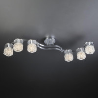  - Подвесная люстра Eurosvet 3222/6 хром Strotskis