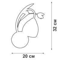  - Бра Vitaluce V1467-3/1A