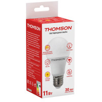  - Лампа светодиодная Thomson E27 11W 3000K груша матовая TH-B2163
