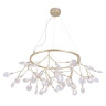 Подвесная люстра Crystal Lux Evita SP45 D Gold/Transparent - Подвесная люстра Crystal Lux Evita SP45 D Gold/Transparent