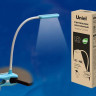 Настольная лампа Uniel TLD-554 Blue/LED/400Lm/5500K/Dimmer UL-00003646 - Настольная лампа Uniel TLD-554 Blue/LED/400Lm/5500K/Dimmer UL-00003646