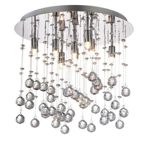 Потолочный светильник Ideal Lux Moonlight PL8 Cromo 077796 