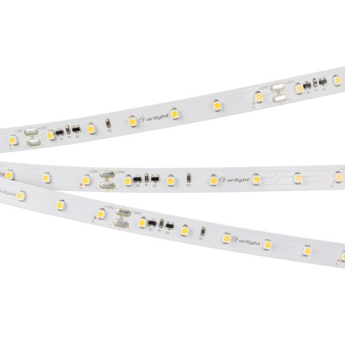 Лента RT-20000 24V Warm2700 (3528, 60 LED/m, 20m) (Arlight, 4.8 Вт/м, IP20) Стабилизированная лента 20 метров, светодиоды smd 3528, 60шт/м (1200шт на 20м), белая плата 10мм, скотч 3М. Цвет ТЕПЛЫЙ 2600-2800K. Питание 24V, мощность 4.8 Вт/м (96 Вт на 20м), угол 120°, цветопередача CRI>80. Размеры 20000х10x2.2мм. Мин.отрезок 100мм, 6 шт светодиодов. Пакет 20м. Цена за 1м.