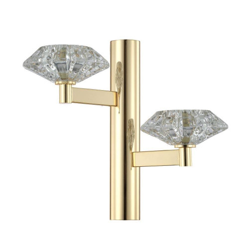 Бра Crystal Lux Rebeca AP2 Gold 