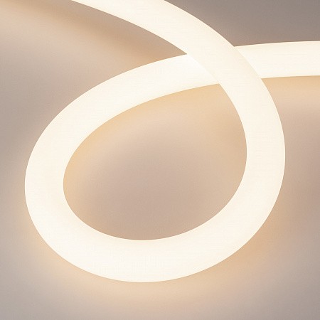 Лента герметичная MOONLIGHT-SIDE-A336-D40mm 24V Warm3000 360deg (15 W/m, IP65, 2835, 5m, wire x1) (Arlight, Вывод боковой, 3 года) 