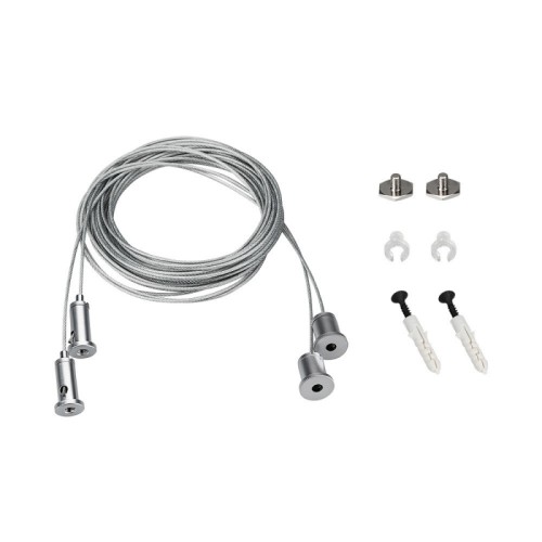 Подвес S2-LINE 2x4m Long Set (Pad 15x2mm) (Arlight, Металл) Длинный 4м подвес для профилей S2-LINE 4067, 5470, 7977, 10570 (для профиля 