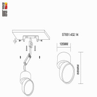  - Светодиодный спот ST Luce ST651.432.14