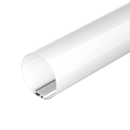 Профиль ARH-ROUND-D100-2000 ANOD (Arlight, Алюминий) Алюминиевый анодированный круглый профиль для светодиодных лент и линеек. Габаритные размеры (L×W×H): 2000x32.3x14.4 мм. Ширина площадки для ленты 24 мм. Экраны, заглушки и другие аксессуары приобретаются отдельно. Цена за 1 метр.