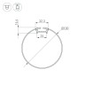 Профиль ARH-ROUND-D100-2000 ANOD (Arlight, Алюминий) - Профиль ARH-ROUND-D100-2000 ANOD (Arlight, Алюминий)