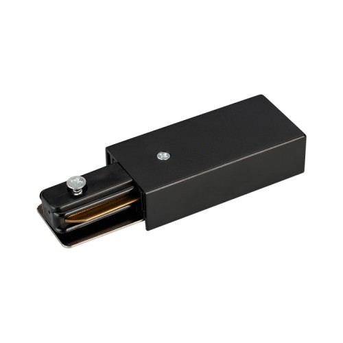 Коннектор питания LGD-2TR-CON-POWER-BK (C) (Arlight, IP20 Пластик, 3 года) Концевой коннектор для подключения питания к треку 2TRA. 105х35х20мм. При использовании с треками и аксессуарами другой серии возможно отличие по цвету.