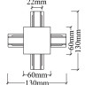 Коннектор X-образный Crystal Lux CLT 0.2211 04 WH - Коннектор X-образный Crystal Lux CLT 0.2211 04 WH