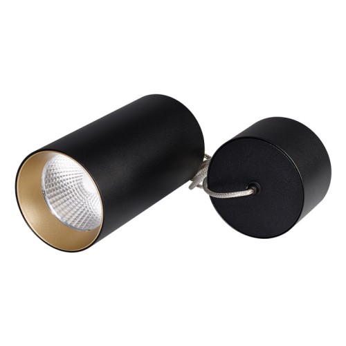 Светильник подвесной SP-POLO-R85-2-15W Warm White 40deg (Black, Gold Ring) (Arlight, IP20 Металл, 3 года) Подвесной светильник 15Вт, черный круглый корпус, золотистая вставка, металл. Цвет ТЕПЛЫЙ БЕЛЫЙ 3000K, св.поток 1100лм, CRI(Ra)>80, угол 40°. Размер Ø85x155мм. Встроенный драйвер PRI:220-240VAC, SEC:DC 500mA 23-36V 15Вт.
